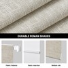 LazBlinds No Tools No Drill Cordless Roman Shades for Windows,