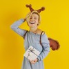 CYNOSURETECH 1 Piece Squirrel Ear Headband and 1 Piece Squirrel