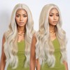 Noble Synthetic Lace Front Wig Long Layered Wavy Wig with
