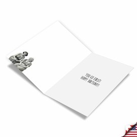 NobleWorks Humorous Birthday Greeting Card with 5 x 7 Inch Envelope (1 Card) Bday Nice Old Ladies C10062BDG