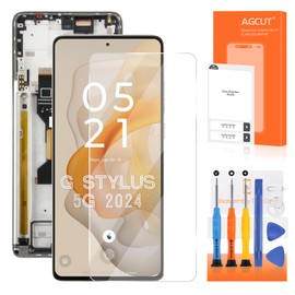 for Moto G Stylus 5G 2024 Screen Replacement for Moto G Stylus 5G 2024 LCD Screen XT2419-3 XT2419 LCD Display Digitizer Touch Screen Assembly with Frame