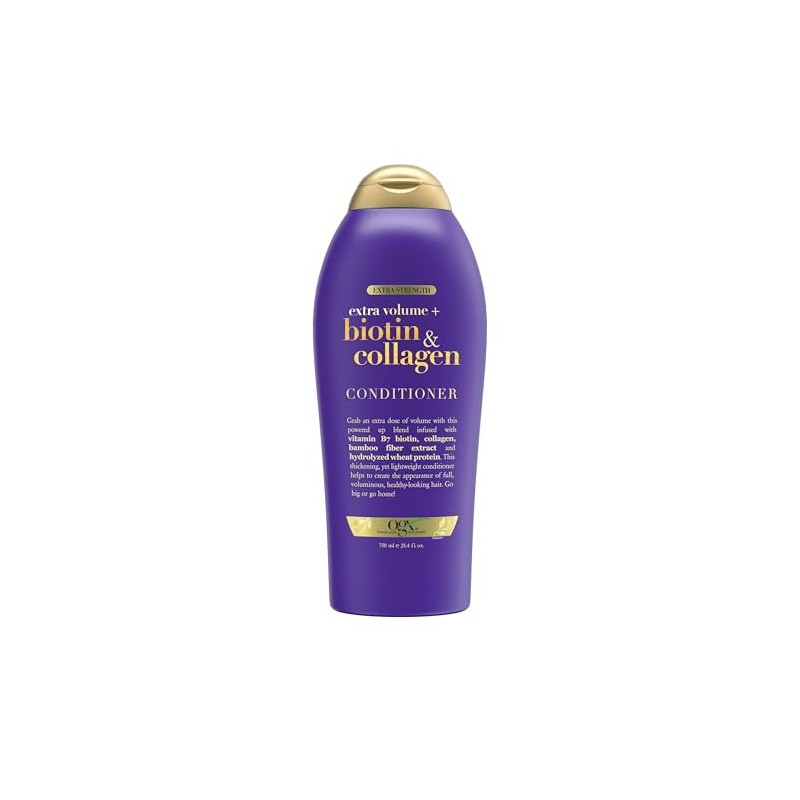 OGX Biotin & Collagen Extra Strength Volumizing Conditioner for Thicker,
