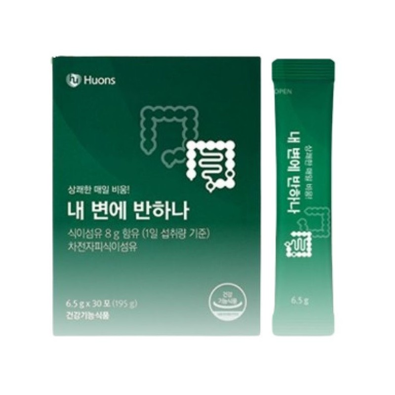 Huons N (정품) 휴온스 내 변에 반하나 차전자피 식이섬유 쾌변