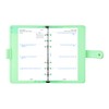 Filofax Saffiano Organizer, Personal Compact Size, Neo Mint - Cross-Grain,