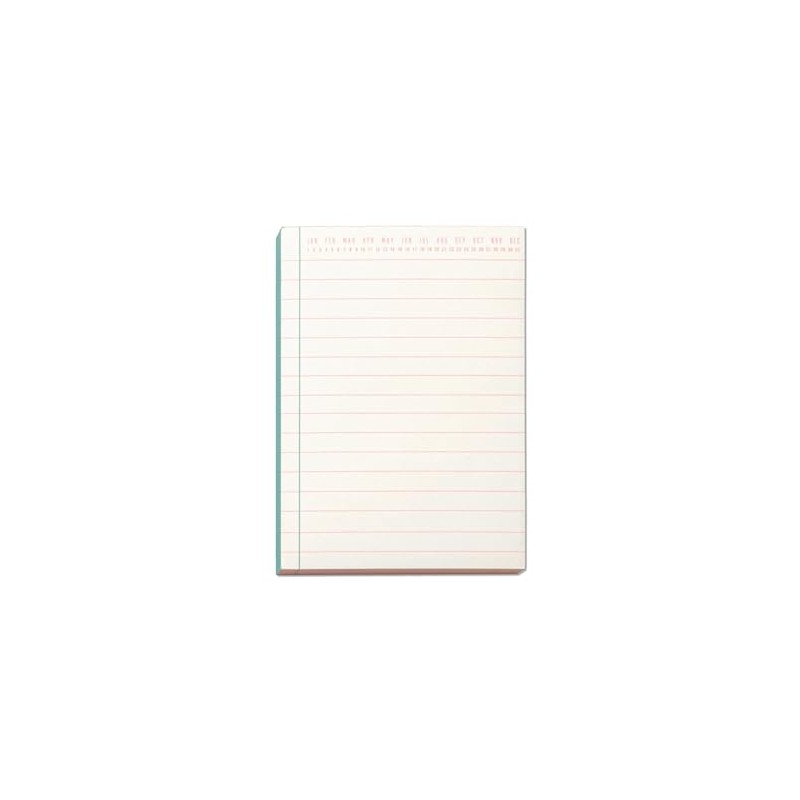 Designworks Ink Green and Peach Colorblock Notepad