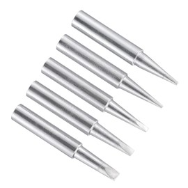 CoCud Soldering Iron Tips, 4x41mm 0.8D+1.2D+1.6D+2.4D+3.2D, Solder Tips Fine Soldering Gun Replacement Solder Welding - (Applications: for Soldering Irons Soldering Station), 5 Pieces