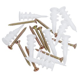 Plasterboard Nylon Fixings Cavity Wall Speed Anchor Plugs and Screws 42mm 40pc