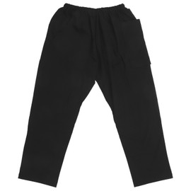 Catheter Leg Bag Pants Single Pocket Soft Cotton Urine Bag Holder Long Pants for 2000ml Urine Bag Black M