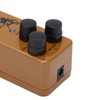 Overdrive Effect Pedal Earthy Yellow Metal Guitar Accessories with Gold