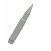 True Spike Anti Theft 7 Inch Short Thick White Bullet