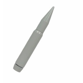 True Spike Anti Theft 7 Inch Short Thick White Bullet Antenna For Ford Trucks