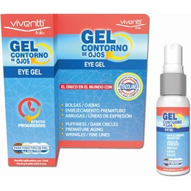 Adiós Ojeras Patas de Gallo Inflamación Bolsas y Arrugas en los Ojos con VIVENTTI Gel Contorno de Ojos Fórmula Italiana Piel Reseca Poca Elasticidad Manchas y Daño Solar Resultados en Tiempo Récord