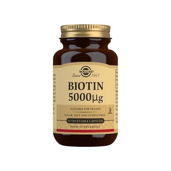 Solgar Biotin 5000mcg Capsules 50