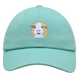JPAK Guinea Pig Premium Dad Hat Embroidered Cotton Baseball Cap Cute Pet Mint