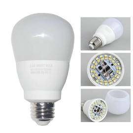 Erkangsm E26 - Focos Inteligentes LED Regulables con Control Remoto, 9 W, Temperatura de Color Ajustable (CalorFrío) y Brillo, Paquete de 2 (2 Bombillas + 1 Control Remoto)