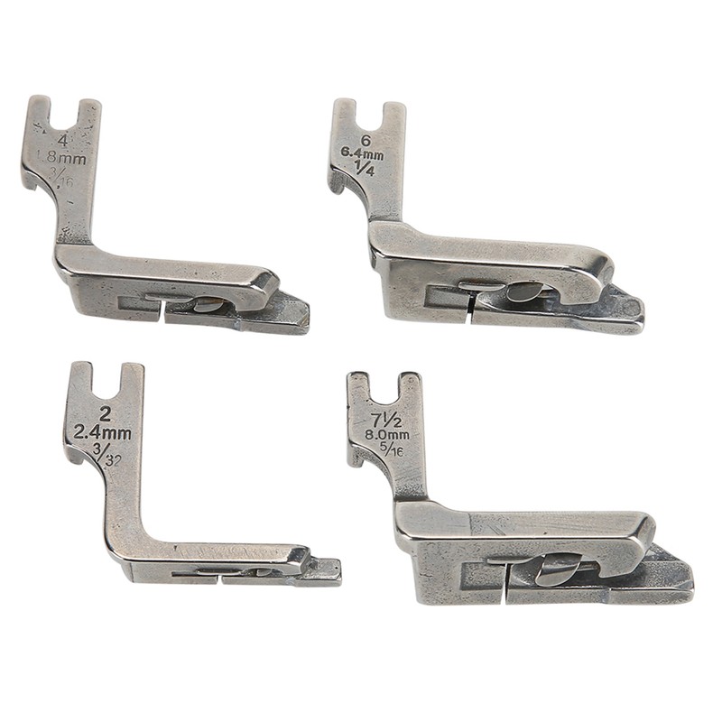 4PCs Presser Foot Sewing Machine Accessories Durable Crafts Stainless Steel