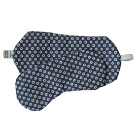 MALIKA - Antifaz Herbal- Elaborada con Semillas y Hierbas Aromáticas - Ideal para el Alivio de Ojos Hinchados, Dolor de Cabeza y Migrañas - Uso en Terapia de Frío/Calor (AZUL)