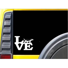 EZ-STIK Badger Love Decal Sticker 6x6 J761