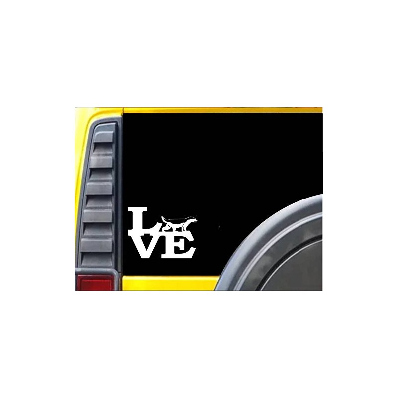 EZ-STIK Badger Love Decal Sticker 6x6 J761