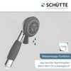 SCHÜTTE Vital Hand Shower with Non-Slip Handle, Shower Head with