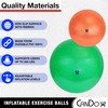 CanDo Gymnastikball 30-1800 - Trainingsball - Sitzball, Durchmesser 30 cm,