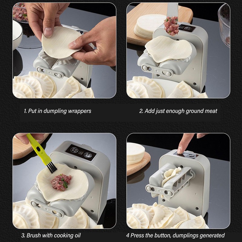 Máquina Eléctrica para Hacer Dumplings fannay, ABS, Fácil de Limpiar,