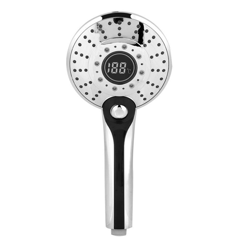 Cafopgrill Handheld Shower-Head 3 Colors Water Temperature Controlled 3-Setting LED