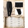 Verceco Mens Pirate Costume Outfit Renaissance Costume Men Medieval Outfit