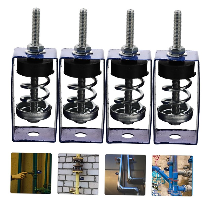 Gatuida 4pcs Ceiling Vibration Damping Hanger Strong Vibration Mount for