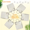 Chumia 6 Pack Wall Hanging Storage Basket Bathroom Closet Hanging