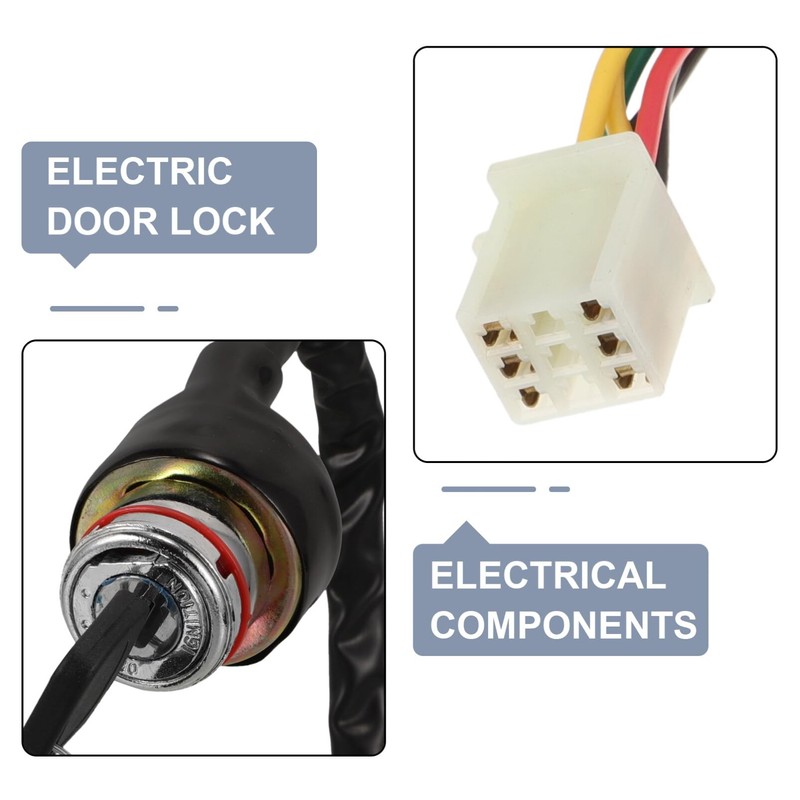 iplusmile Ignition Switch Motorcycle Supply Motorcycle Locking Ignition Switch with