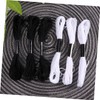 OHPHCALL 100 Rolls DIY Embroidery Thread Black White for Cross