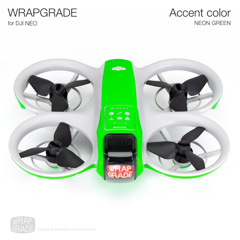 Wrapgrade for DJI NEO Accent Color Sticker (Neon Green)