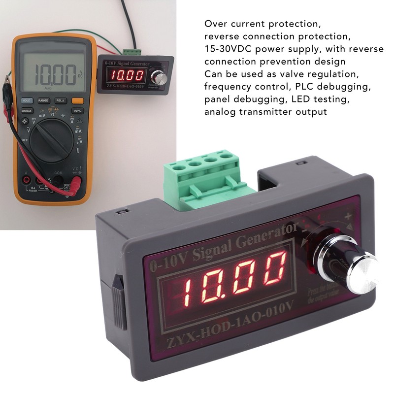 0‑10V Adjustable Signal Generator PLC Frequency Control Meter Signal Voltage