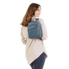 Cluty 021329 Women's Genuine Leather Backpack, Made in Italy, Smartphone