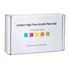 Golden High Flow Acrylic Paint Set, 5-Color Fluorescent Set |