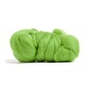 Merino Wool Roving, Premium Combed Top, Color Kiwi Green, 21.5