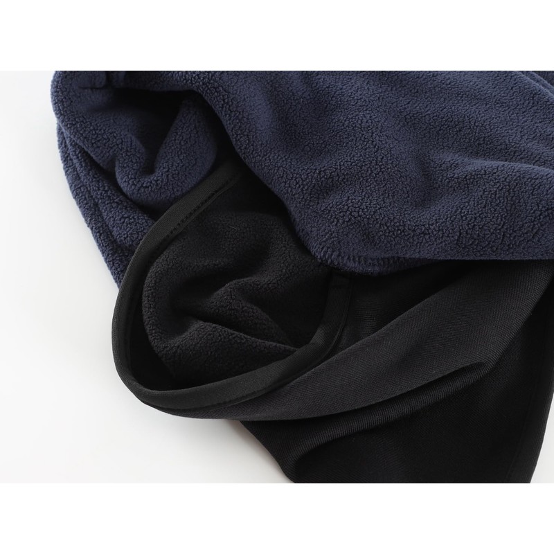 Connectyle Men's Fleece Earmuffs Cap with Face Cover, Warm Cap,