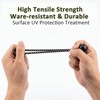 30 Pack 6 inch Black Bungee Balls Cord, Ball Stretch