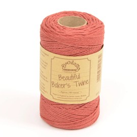 100m - Everlasto 'Solid' Beautiful Baker's Cotton Craft Twine (2mm approx) (TERRACOTTA)