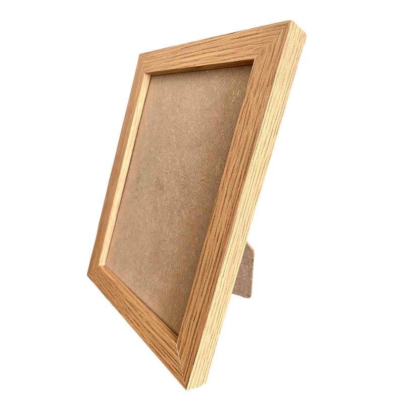 Aryllis 6x4 Photo Frame, Oak, U.K. Manufactured, Free Standing and