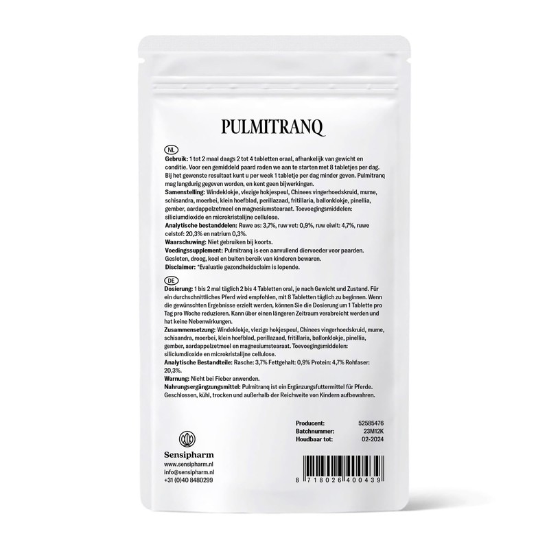 Sensipharm Pulmitranq - Dietary Supplement for Lungs and Respiratory Tract