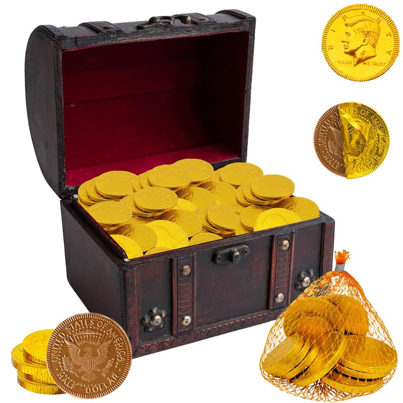 Fruidles Chocolate Coins in Mesh Bags, 10 Belgian Milk Chocolate