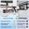 Cinati Under Desk Cable Management Tray – 15.7” No-Drill Cable