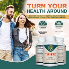 Carnivora Turmeric – Support for Joints and Digestive Health (90 Vegan Capsules)