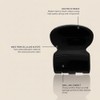 France Luxe Mini Oval Jaw - Black
