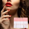 Brillo De Labios Mate Antiadherente Para Regalar, 10 Juegos Rosa