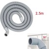 Sheporse 2.5m Universal Replacement Drain Hose Extension Kit for Washing
