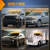 Nilight Cab Roof Marker Light 5 PCS 16 LED Smoked