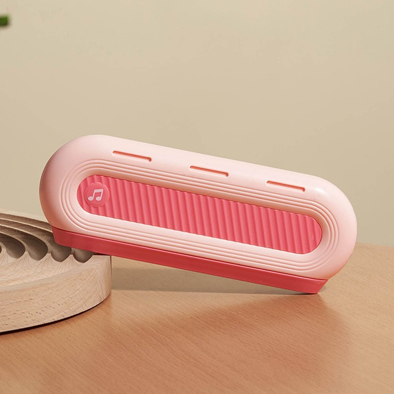 Kids Harmonica School 16 Hole Blues Harmonica Washable Design (Pink)